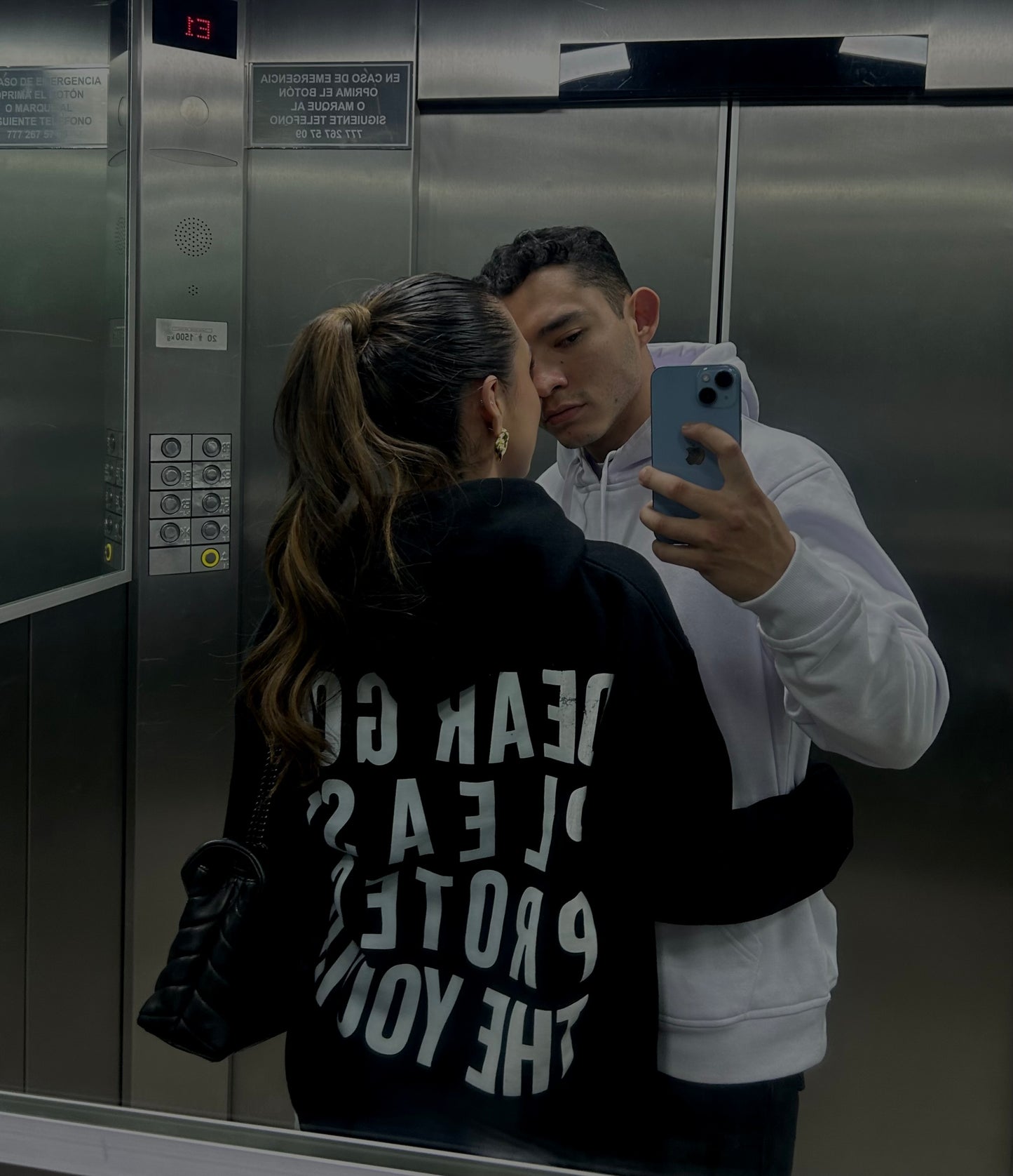 "DEAR GOD" Black Hoodie