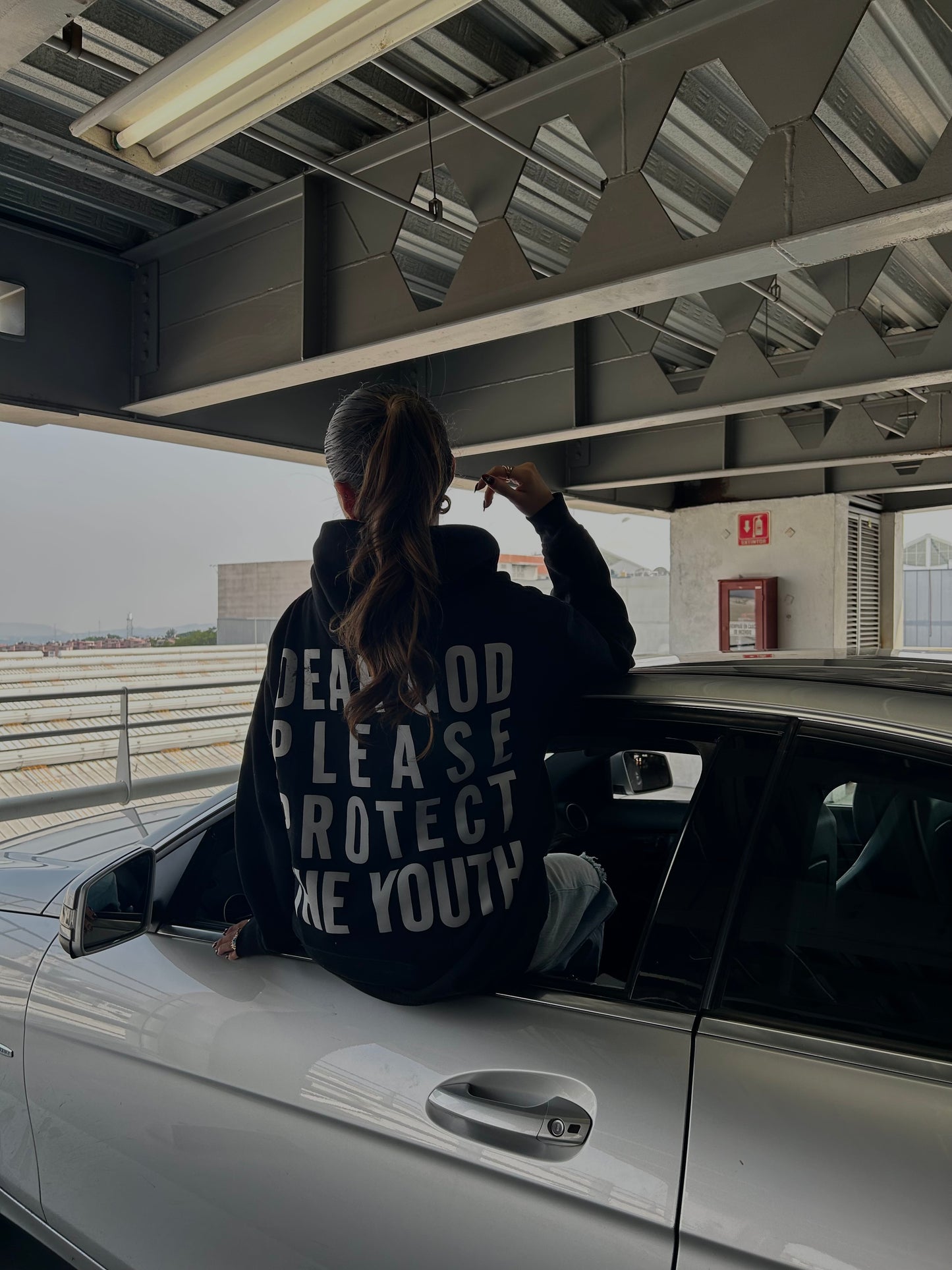 "DEAR GOD" Black Hoodie