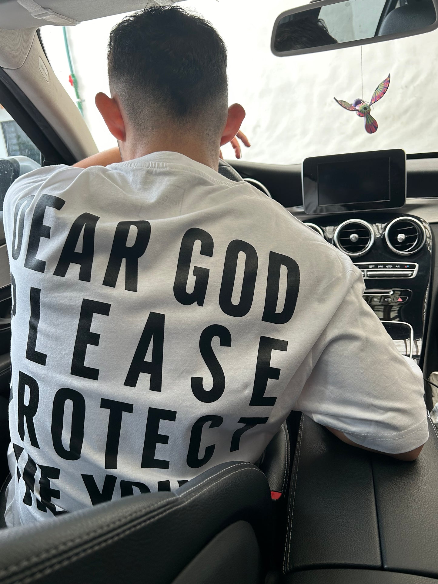 "DEAR GOD" White Tee