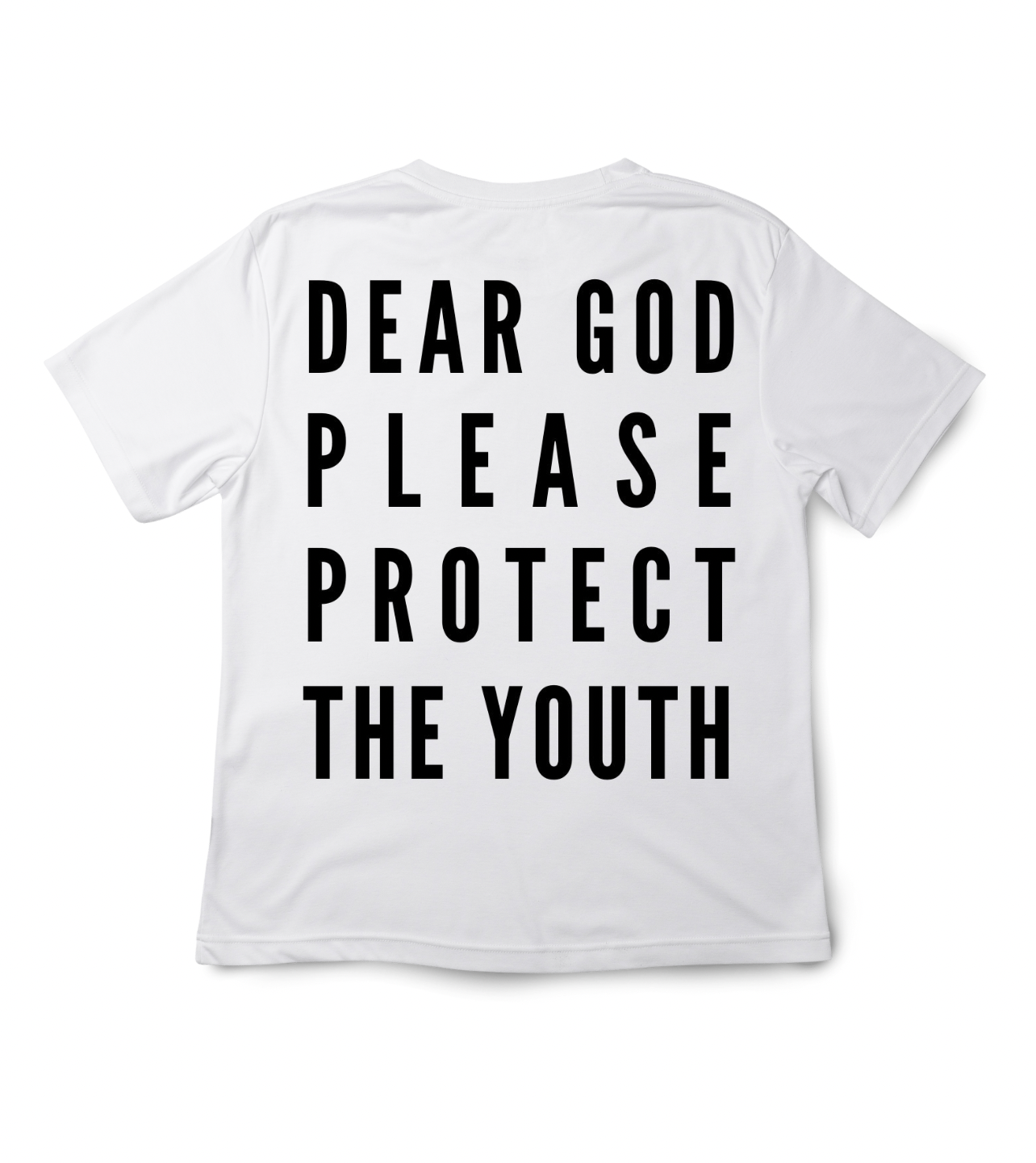 "DEAR GOD" White Tee